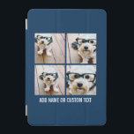 独自のフォトコラージュNavy 4写真の作成 iPad Miniカバー<br><div class="desc">4つの正方形の写真を使用して個人的なユニークギフトを作成する。または保ヒバの子犬とトレンディーを作ることができる。変更をもし行うには、ツークリックルの写真を調整する必要がある。</div>