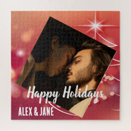 独自のフォトスクリプトモダン文字の休日の作成 ジグソーパズル