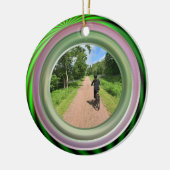 独自のフォトセラミックオーナメントの追加 セラミックオーナメント (左)