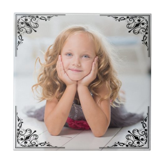 独自のフォトセラミックタイルを追加する タイル (正面)