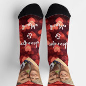 独自のフォトソックスを作成 ソックス (上部)