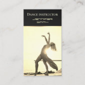 独自のフォトダンス先生金ゴールドビジネスカー 名刺 (正面)