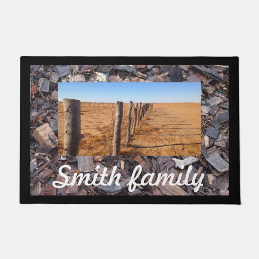 独自のフォトドアマットを作成する ドアマット (正面)