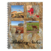 独自のフォトノートブックを作成する ノートブック (正面)