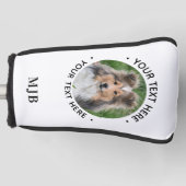 独自のフォトパターカスタムを作成パーソナライズされたする ゴルフヘッドカバー (正面)