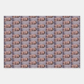 独自のフォトパターカスタムンを作成する ラッピングペーパーシート (正面3)