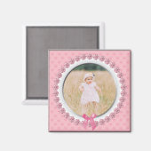 独自のフォトピカスタムックピンクをパーソナライズされた作成 マグネット (正面/裏面)