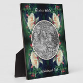 独自のフォトピーチバラと芽を作成 フォトプラーク (側面)