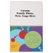 独自のフォトフォトカスタムパーティーのよくはしゃぐ作成 カレンダー (3月 2026)