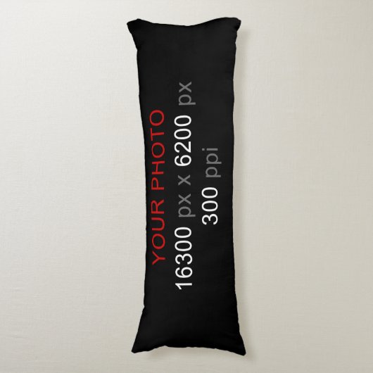 独自のフォトフォトカスタム抱き枕の作成 ボディピロー (正面縦)