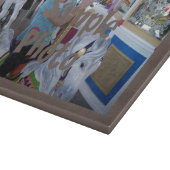 独自のフォトブラウン切断ボードを追加 カッティングボード (角)