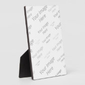 独自のフォトプラカスタムークを作成する フォトプラーク (側面)