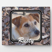 独自のフォトプラークを作成する フォトプラーク (正面)