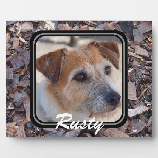 独自のフォトプラークを作成する フォトプラーク (正面)