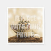 独自のフォトペーパーナプキンの作成 スタンダードカクテルナプキン (正面)