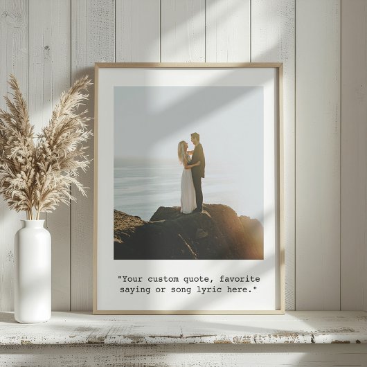 独自のフォトポスター引用文の作成 ポスター