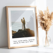 独自のフォトポスター引用文の作成 ポスター