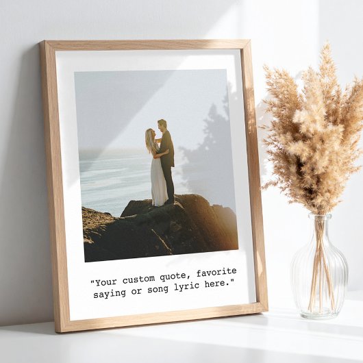 独自のフォトポスター引用文の作成 ポスター