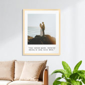 独自のフォトポスター引用文の作成 ポスター