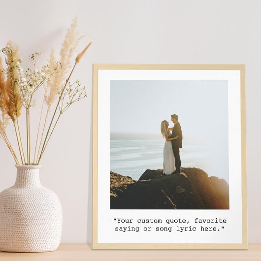 独自のフォトポスター引用文の作成 ポスター