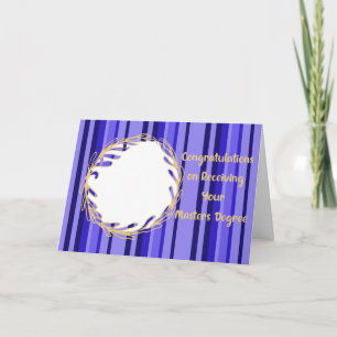 独自のフォトマスターズの学位カードを追加 カード