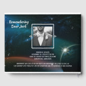 独自のフォトメモリアル銀河系星惑星の追加 ゲストブック (裏面)