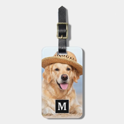 独自のフォトモカスタムトグラシンプルムの作成 ラゲッジタグ (正面縦)