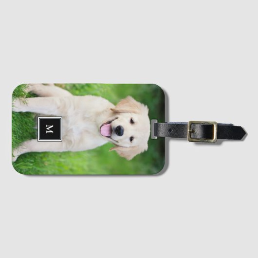 独自のフォトモノグラカスタムムを作成する ラゲッジタグ (正面横)