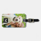 独自のフォトモノグラカスタムムを作成モダンする ラゲッジタグ (正面横)