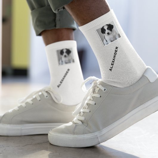 独自のフォトモノグラムの作成 ソックス