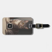 独自のフォトモノグラムカスタムの荷物を作成する ラゲッジタグ (正面横)