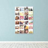 独自のフォトモンタージュを作成 キャンバスプリント (インサイチュ (ウッドフロア))