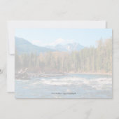 独自のフォトリバーランナークリスマスカードの追加 招待状 (裏面)