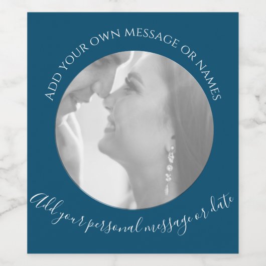 独自のフォトワインラベルを作成する ワインラベル (シングルラベル)