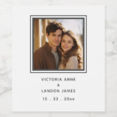 独自のフォトワインラベルを作成する ワインラベル (シングルラベル)