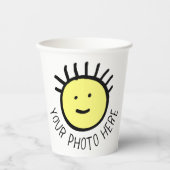 独自のフォト紙カップを作成[8] 紙コップ (正面)