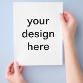 独自のフライヤーを作成する チラシ (手)