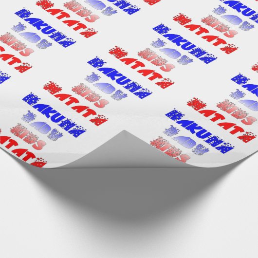 独自のフラグのフランスの作成 ラッピングペーパー (角)