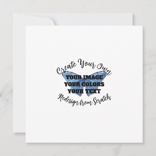 独自のフラットカードの作成 (正面)