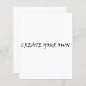 独自のフラットシート紙の作成 (正面/裏面)