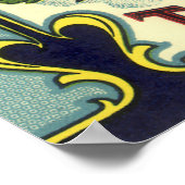 独自のフルーツクラートラベルアートヴィンテージを作成する ポスター (角)