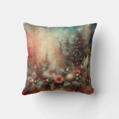 独自のフローラビクトリアンクリスマス鳩の作成 クッション (裏面)