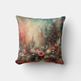 独自のフローラビクトリアンクリスマス鳩の作成 クッション