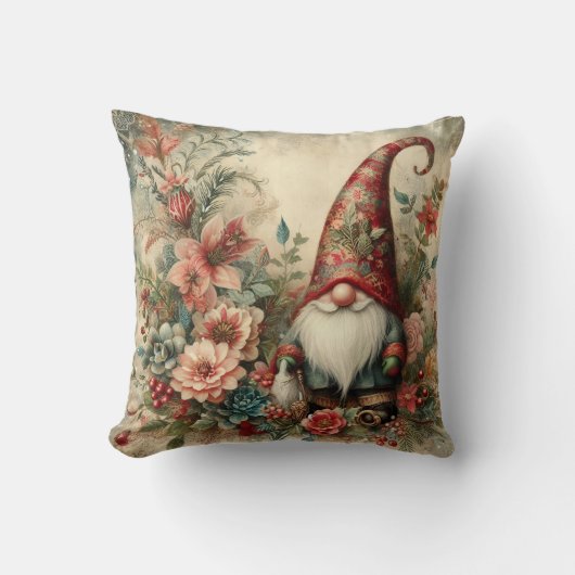 独自のフローラビクトリアン格言 クッション (正面)