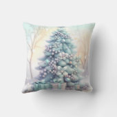 独自のフローラファンシークリスマスツリーの作成 クッション (裏面)