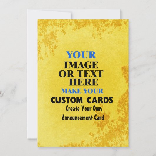 独自のフローラ離れデザイン 案内状 (正面)