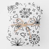 独自のフローラ ラッピングペーパーシート (インサイチュ)