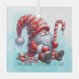 独自のフワフワのペパーミントクリスマス格言の作成 ガラスオーナメント