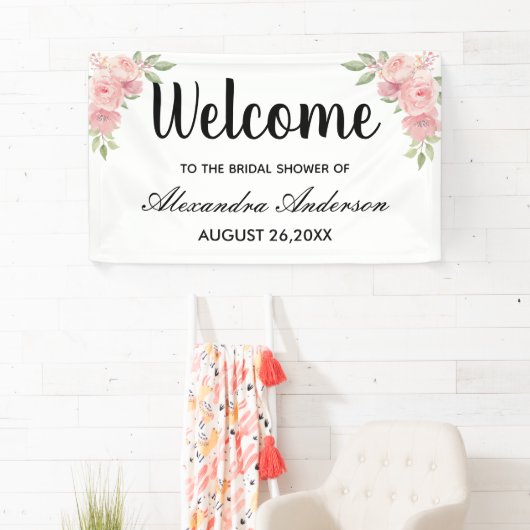 独自のブライダルシャワーのエレガント開始 横断幕 (インサイチュ)