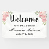 独自のブライダルシャワーのエレガント開始 横断幕 (横)